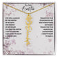 Unique Birth Flower Necklace for your Bestie
