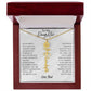 Blossom Name Necklace: Personalized Floral Elegance