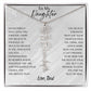 Blossom Name Necklace: Personalized Floral Elegance
