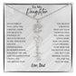 Blossom Name Necklace: Personalized Floral Elegance