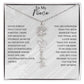 Birth Flower Custom Name Necklace