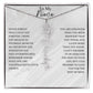 Birth Flower Custom Name Necklace