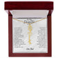 Blossom Name Necklace: Personalized Floral Elegance