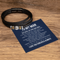 To My Husband Love You Forever Bracelet