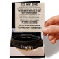 Love You Forever Leather Bracelet to My Dad