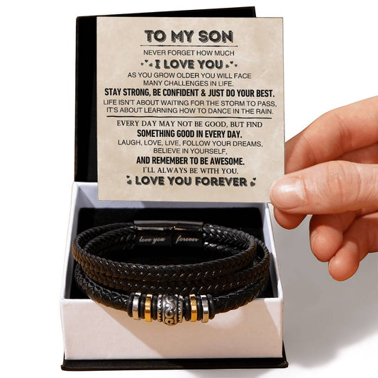 To My Son | Love You Forever Bracelet | LTMC (V2)