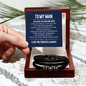 To My Husband Love You Forever Bracelet