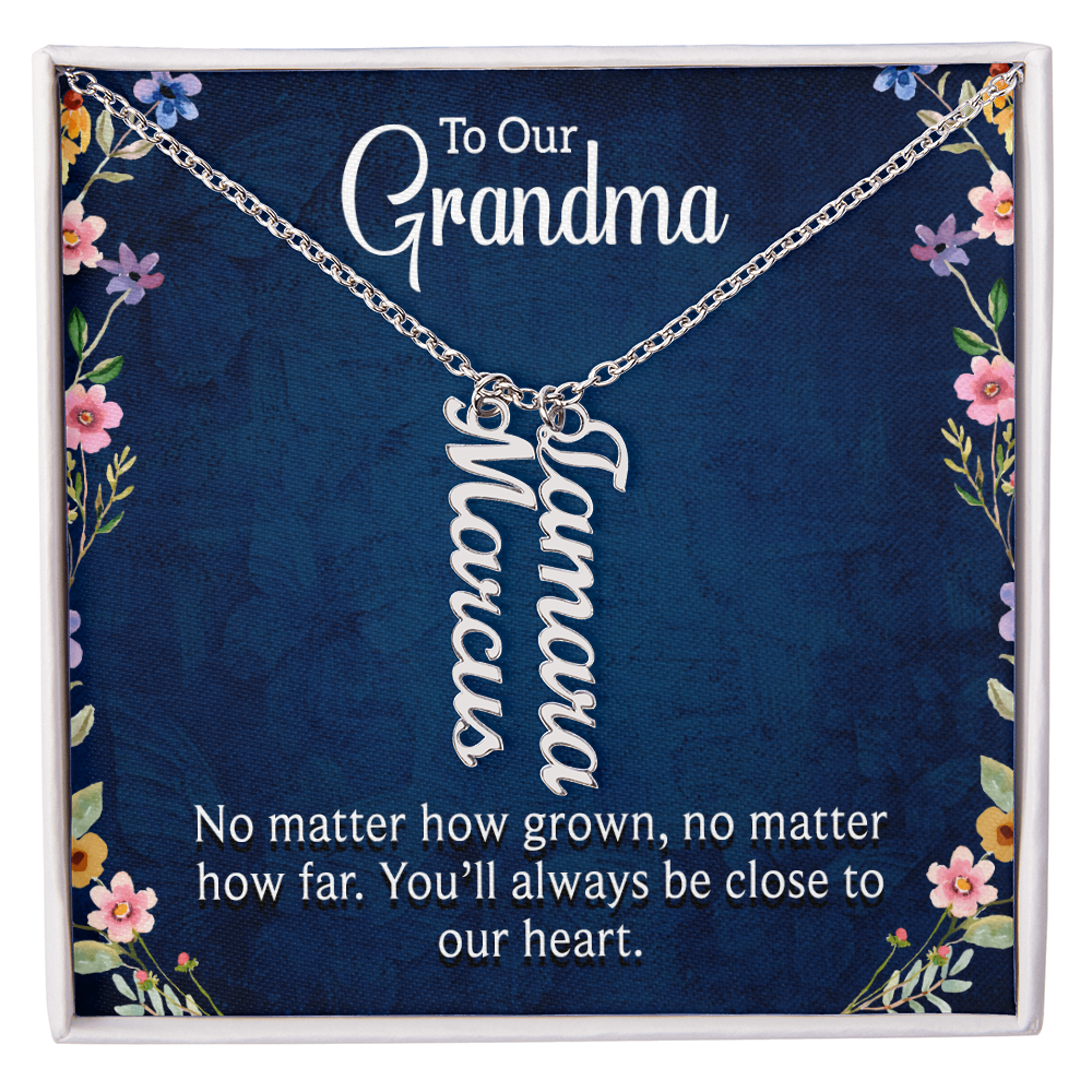 Personalized Multi-Name Necklace for Grandma – A Beautiful Symbol of Family Love