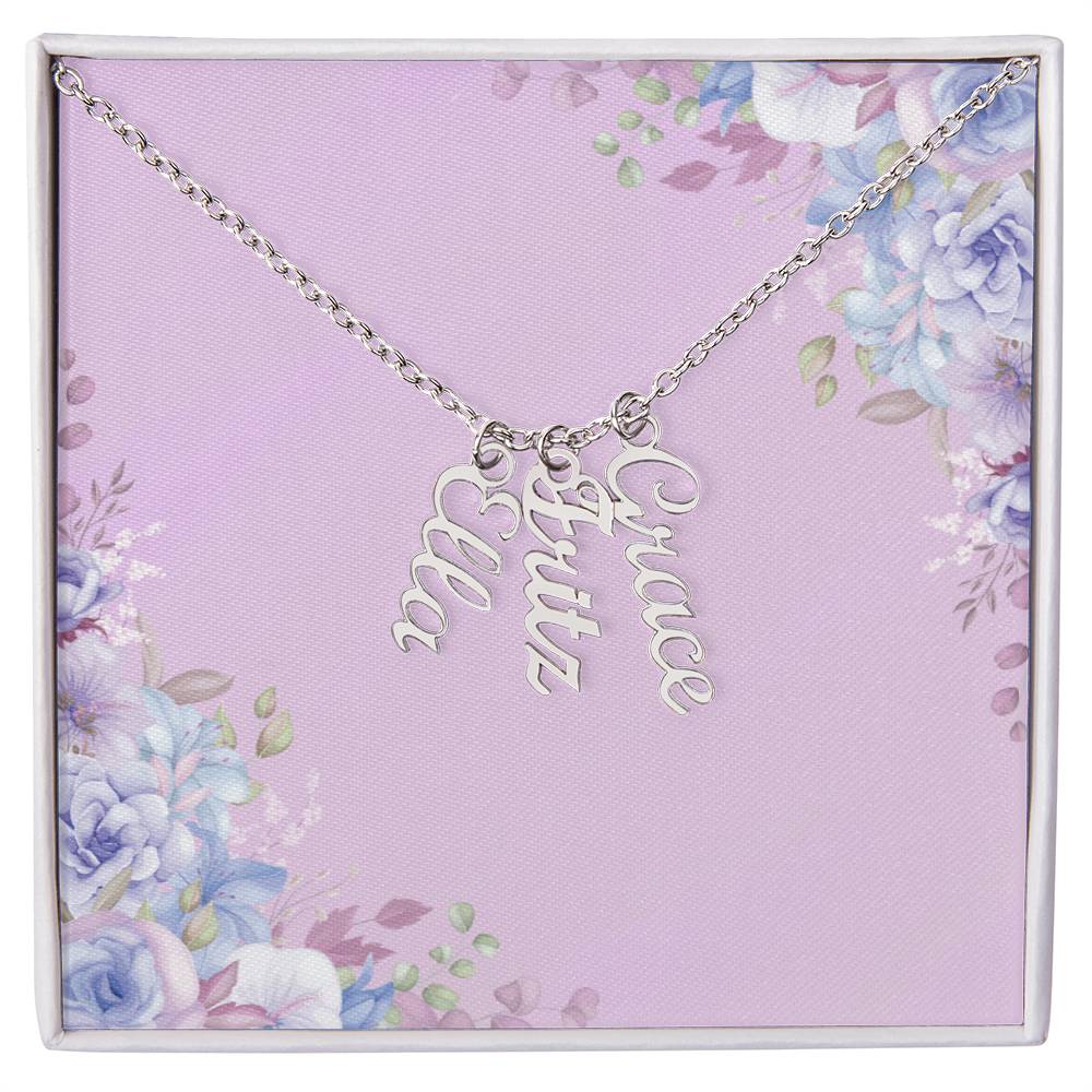 Personalized Multi Names Necklace