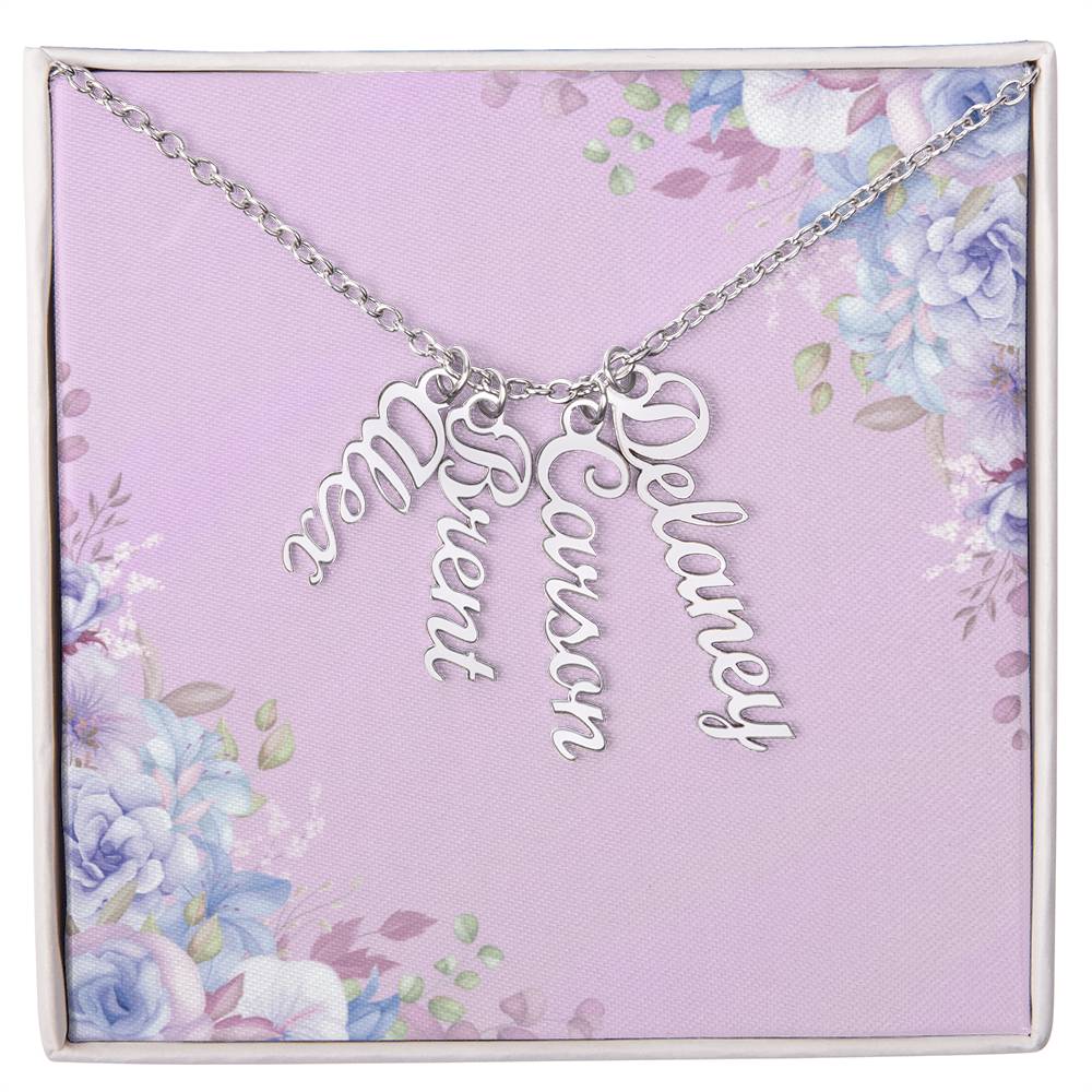 Personalized Multi Names Necklace