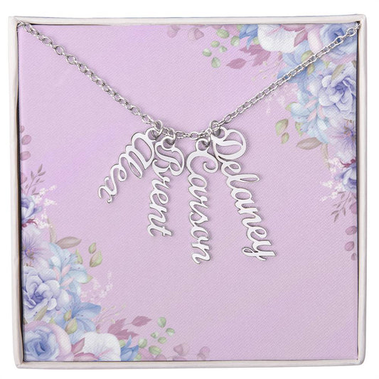 Personalized Multi Names Necklace