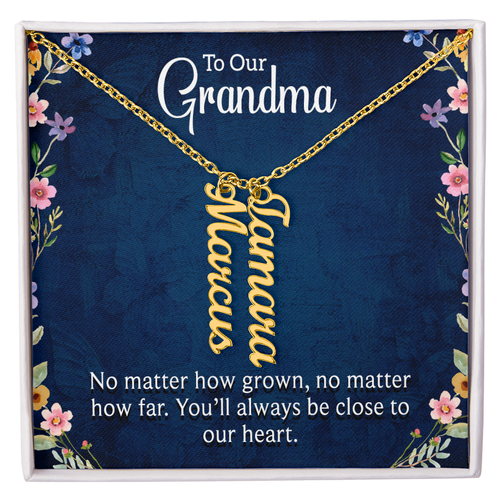 Personalized Multi-Name Necklace for Grandma – A Beautiful Symbol of Family Love