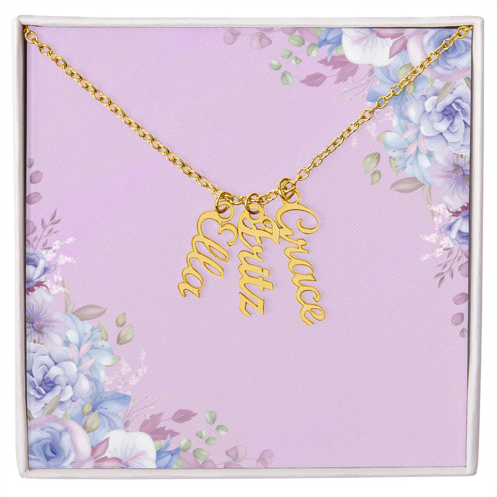 Personalized Multi Names Necklace