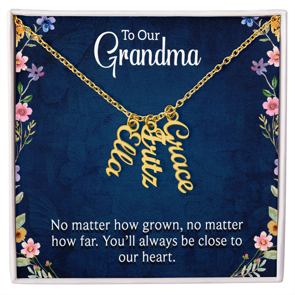 Personalized Multi-Name Necklace for Grandma – A Beautiful Symbol of Family Love