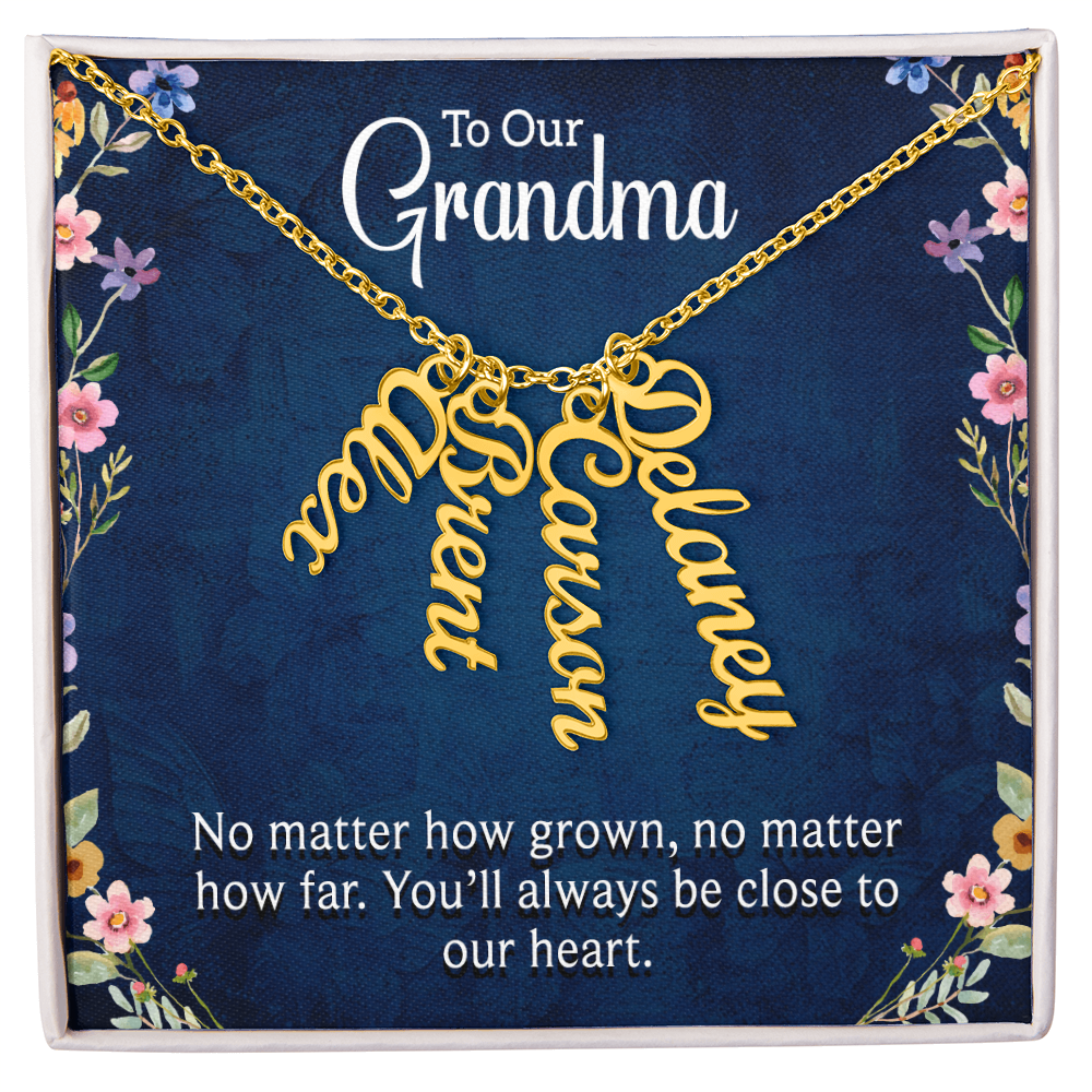 Personalized Multi-Name Necklace for Grandma – A Beautiful Symbol of Family Love