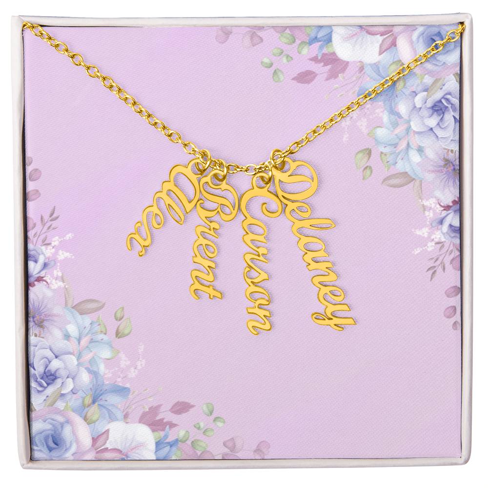 Personalized Multi Names Necklace