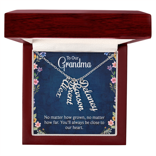 Personalized Multi-Name Necklace for Grandma – A Beautiful Symbol of Family Love
