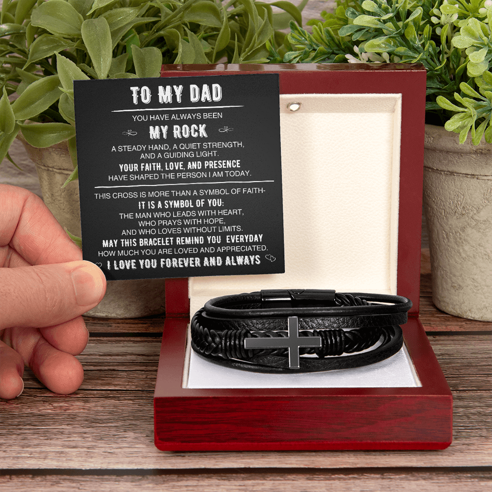 Cross Bracelet For Dad