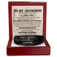 To My Grandson | Cross Leather Bracelet | LTMC