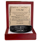 Men's Leather Cross Bracelet Dad