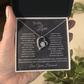 To My Love, Forever Love Necklace For Wife