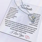 To My Soulmate Forever Heart Necklace