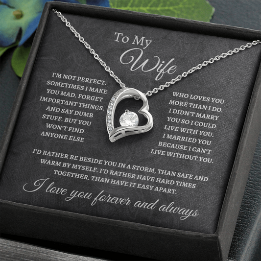 Forever Love Necklace for Your Wife