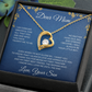 Dear Mom Forever Love Necklace from Son