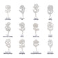Personalized Flower Name Necklace