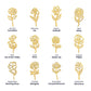 Personalized Flower Name Necklace