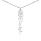 Personalized Flower Name Necklace
