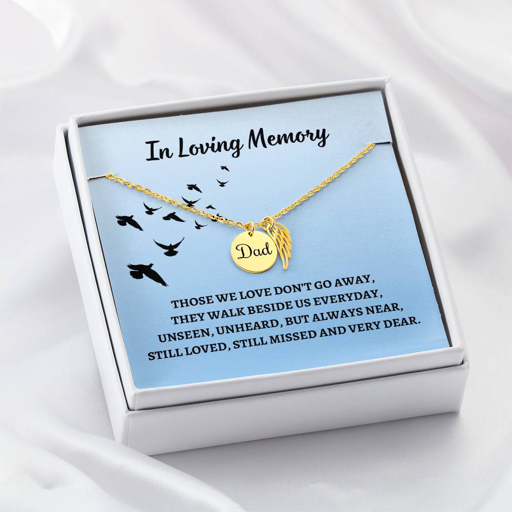 Memorial Necklace-Dad