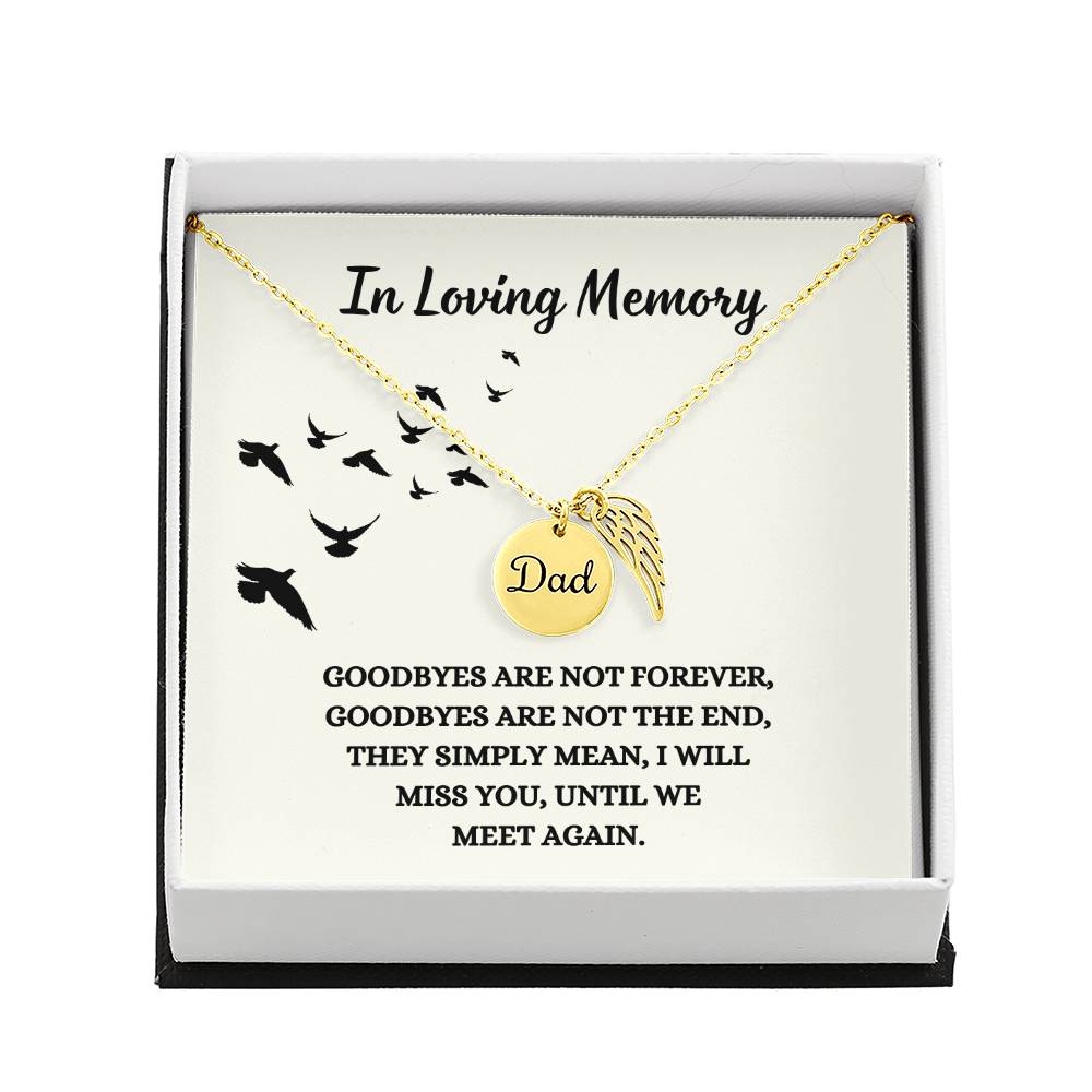 Remembrance Necklace-Dad