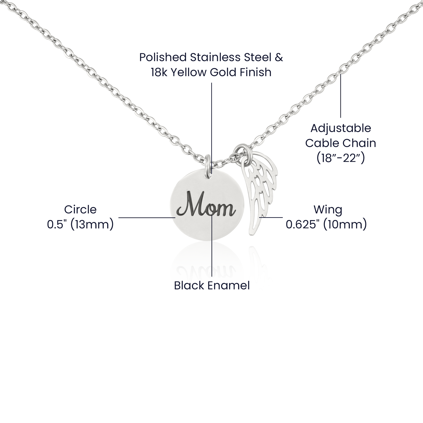 Memorial Necklace-Mom