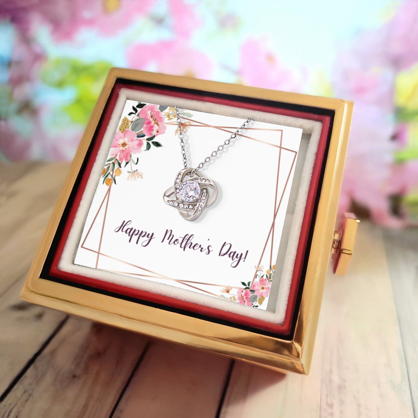 Love Knot with Rose Box for Mother's Day