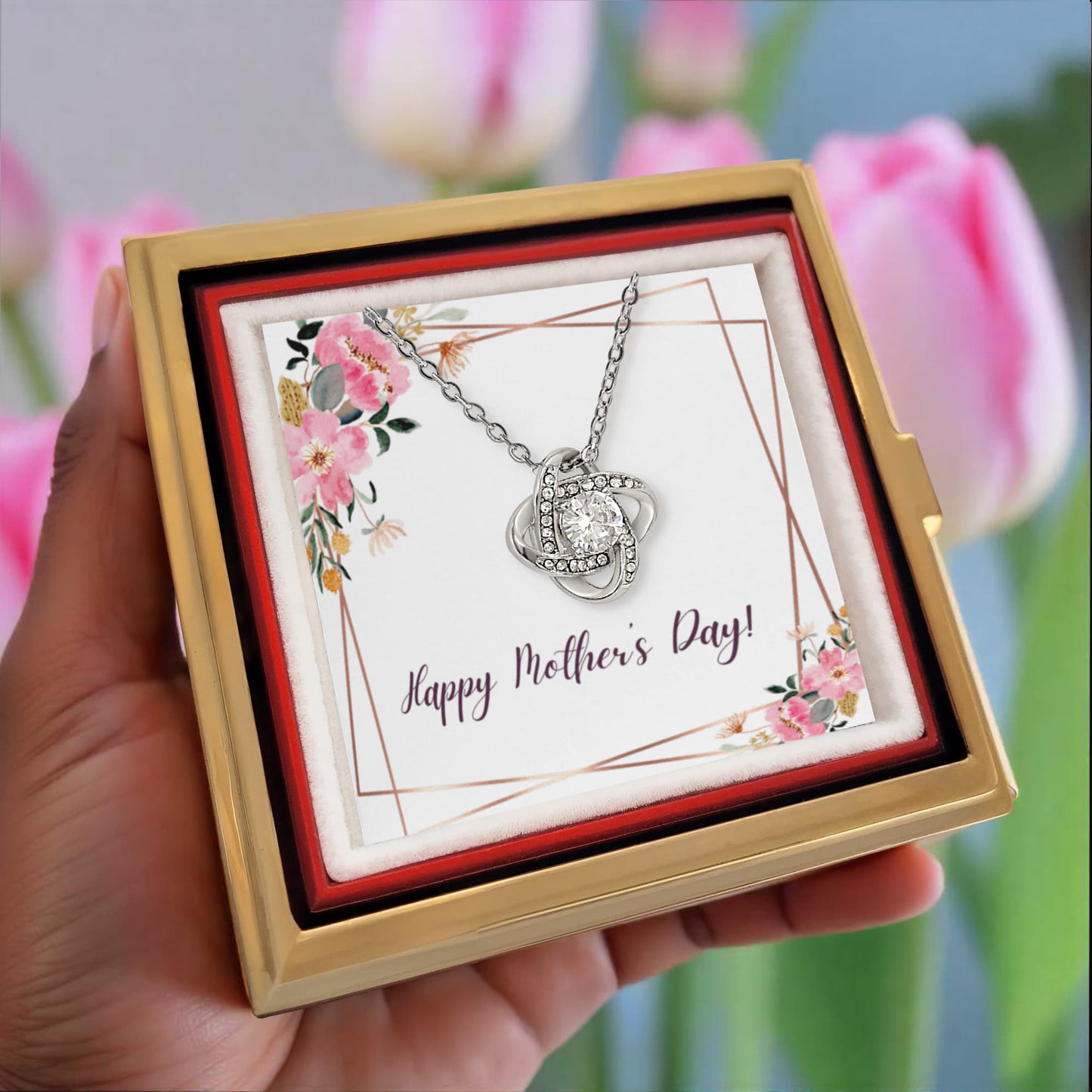 Love Knot with Rose Box for Mother's Day