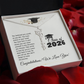 Personalized Graduation Cap Name Necklace