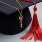 Personalized Graduation Cap Name Necklace