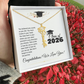 Personalized Graduation Cap Name Necklace