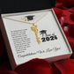Personalized Graduation Cap Name Necklace