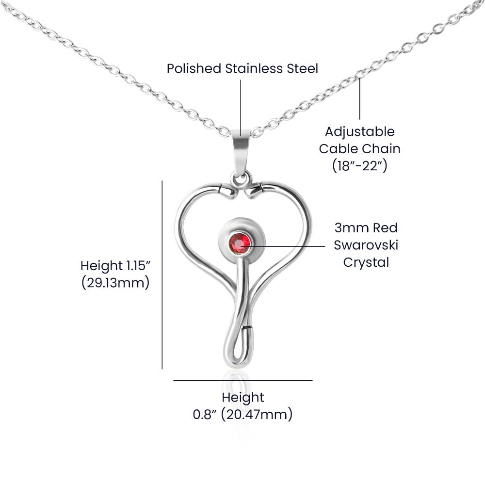 To My Love Heart-Scope Necklace