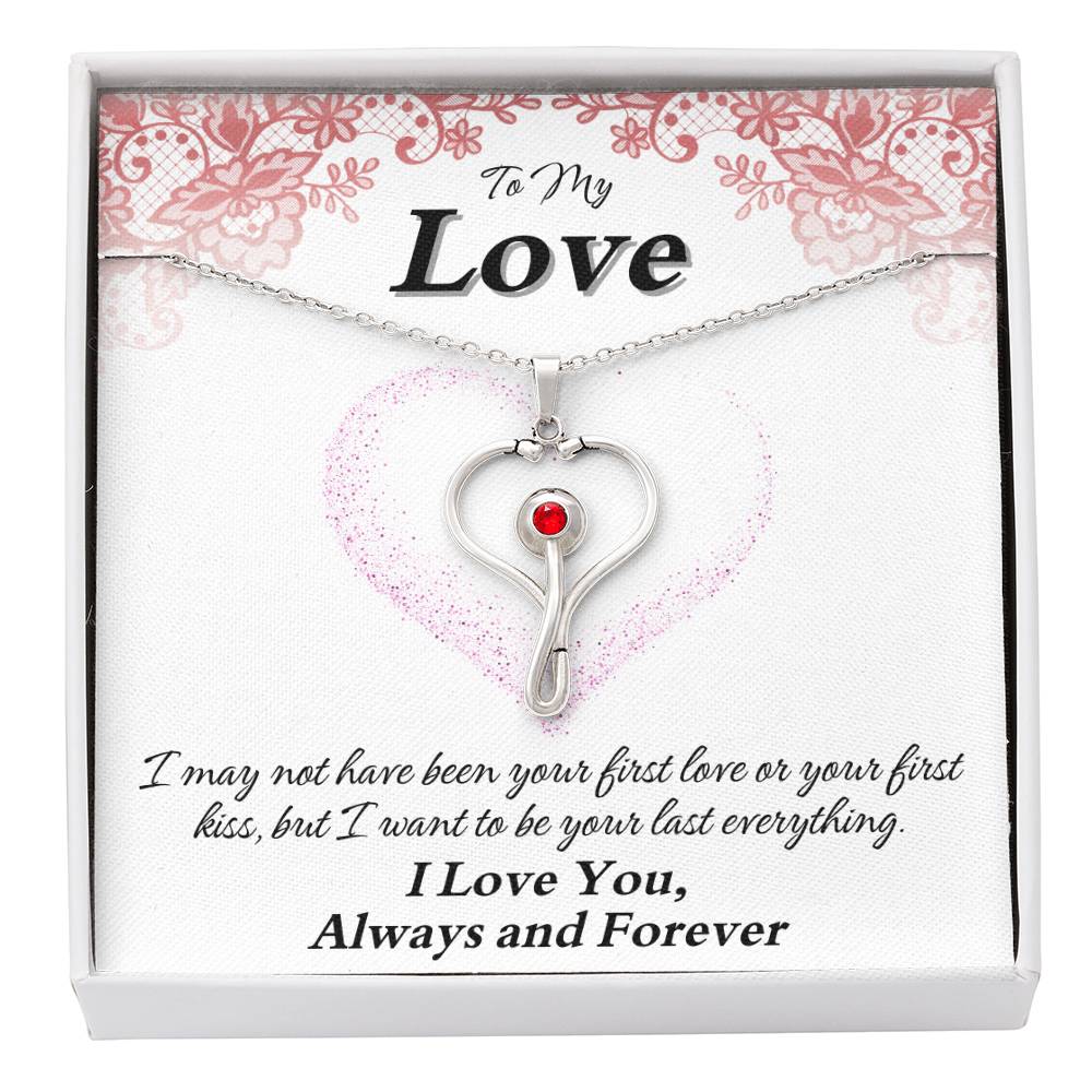 To My Love Heart-Scope Necklace