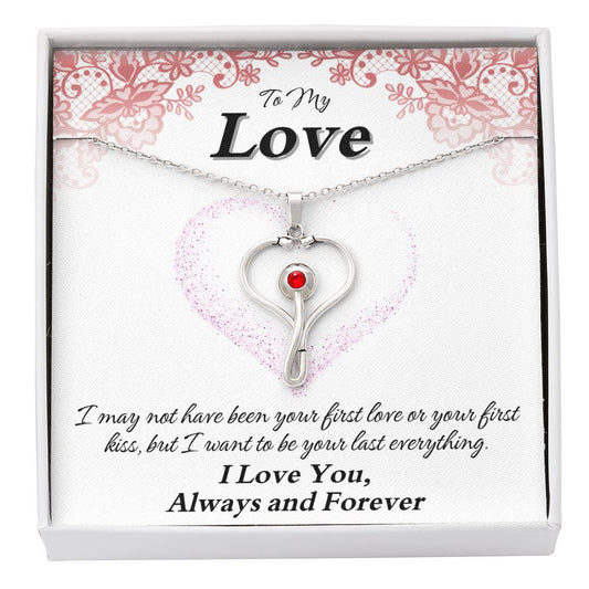 To My Love Heart-Scope Necklace