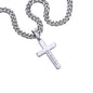 Husband Personalized Cross on Cuban Link Chain