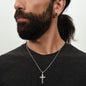 To Dad from Daughter- Personalized Cross on Snake Chain