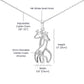 To My Wife Intertwined Giraffe Necklace